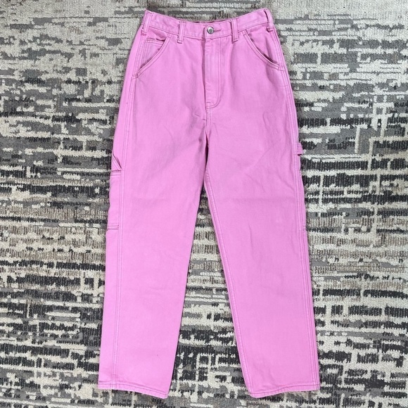 J Galt Highrise Pink Cargo Style Jeans - Picture 9 of 14